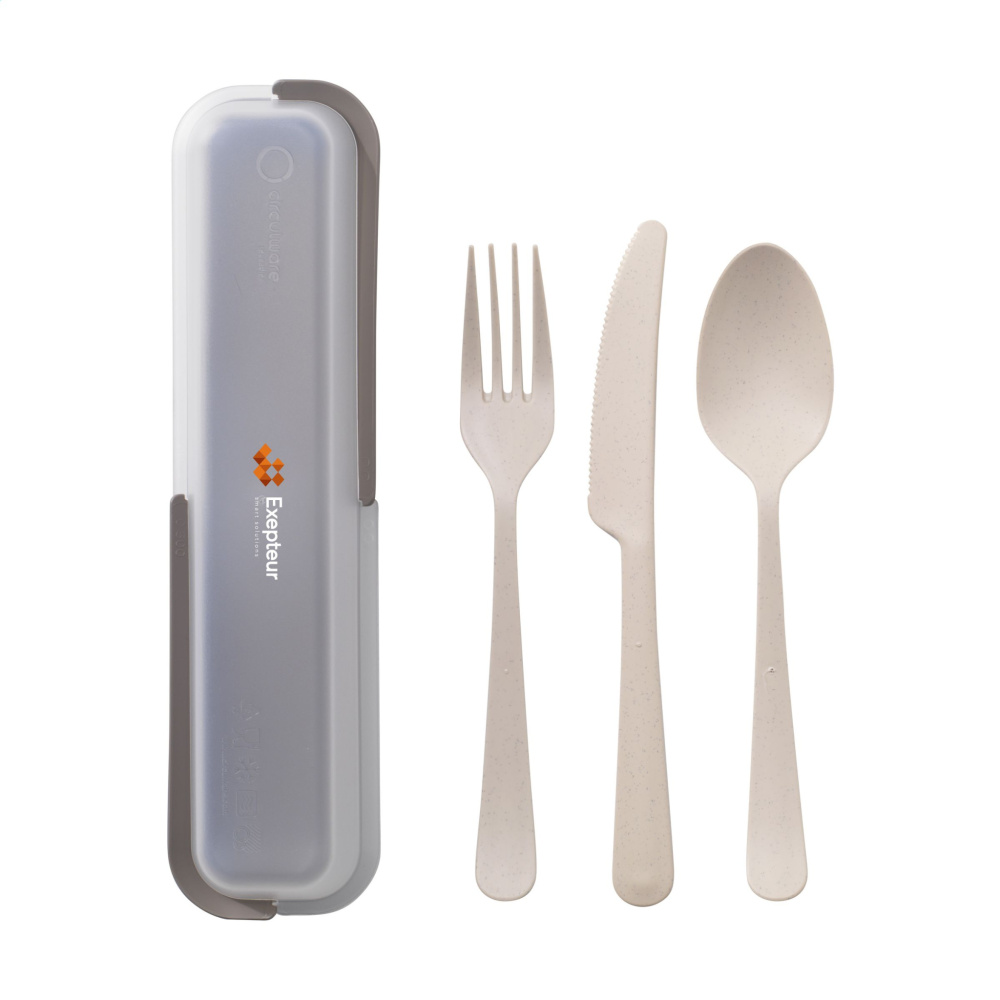 Logotrade promotional gift picture of: Outdoor 3-piece Cutlery Set