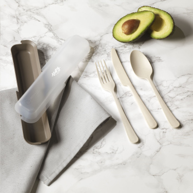 Logo trade advertising products picture of: Outdoor 3-piece Cutlery Set