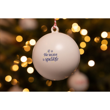 Logotrade advertising product picture of: Christmas Bauble Ø 7 cm Recycled PP - Made in Europe
