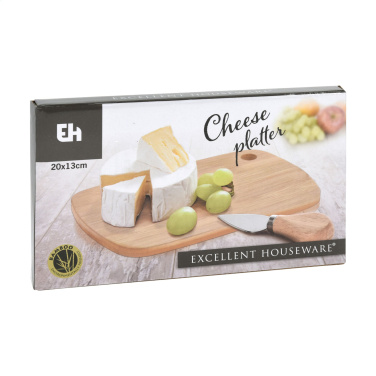 Logotrade advertising products photo of: Bamboo Cheese Platter 2-pcs