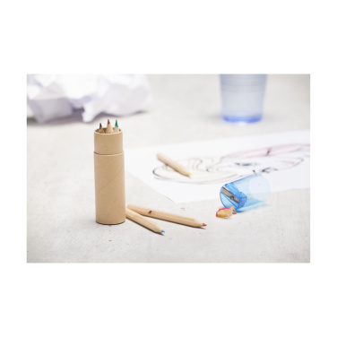 Logo trade promotional items image of: ColourTube pencils