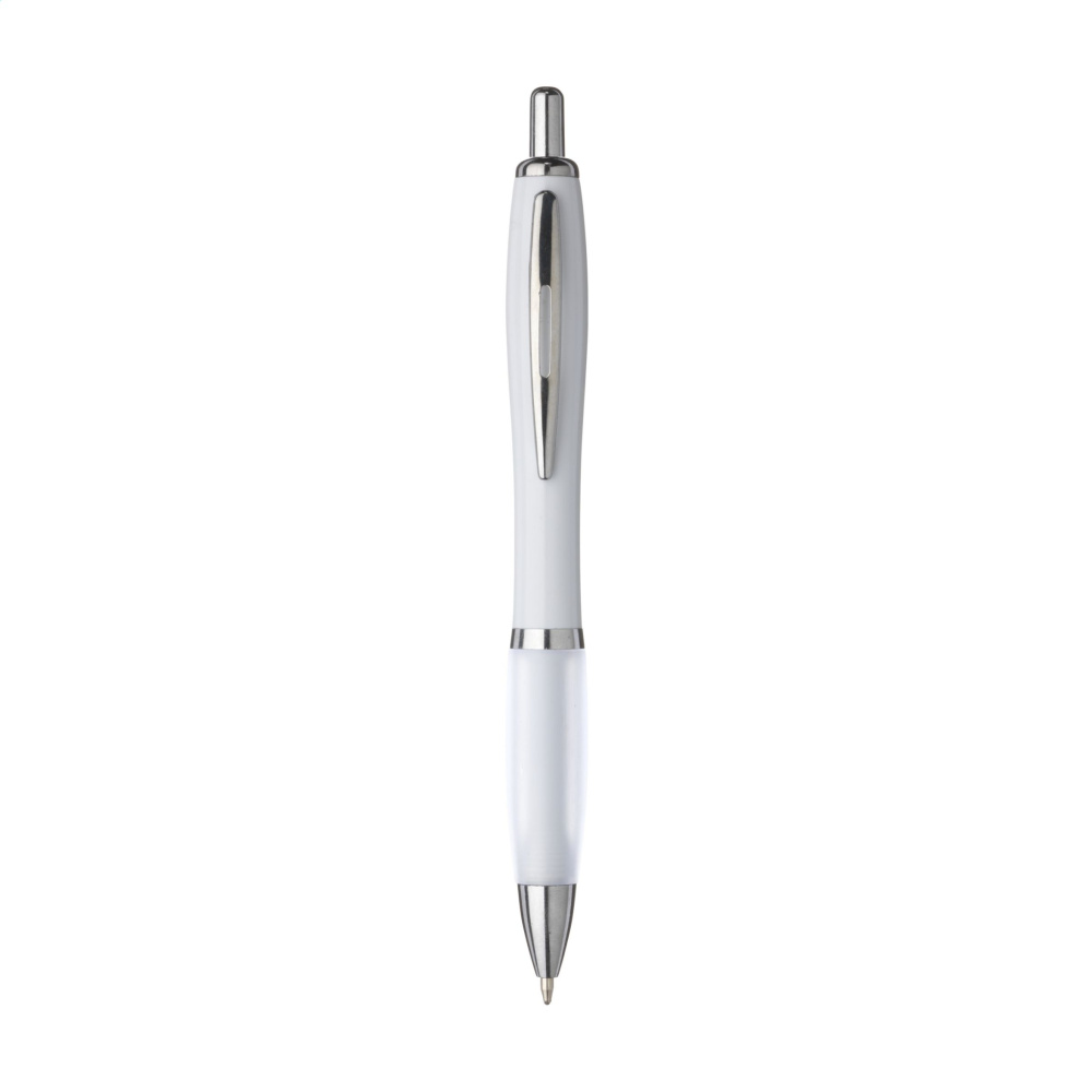 Logo trade corporate gifts image of: Athos White pen