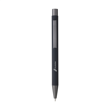 Logo trade promotional item photo of: Brady Soft Touch Recycled Alu pens