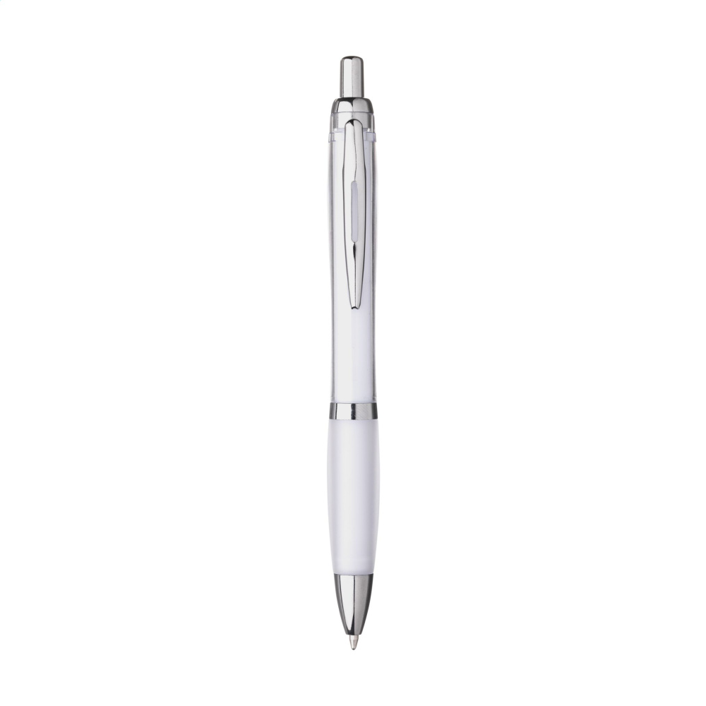 Logo trade promotional gifts image of: Athos Solid GRS Recycled ABS pen