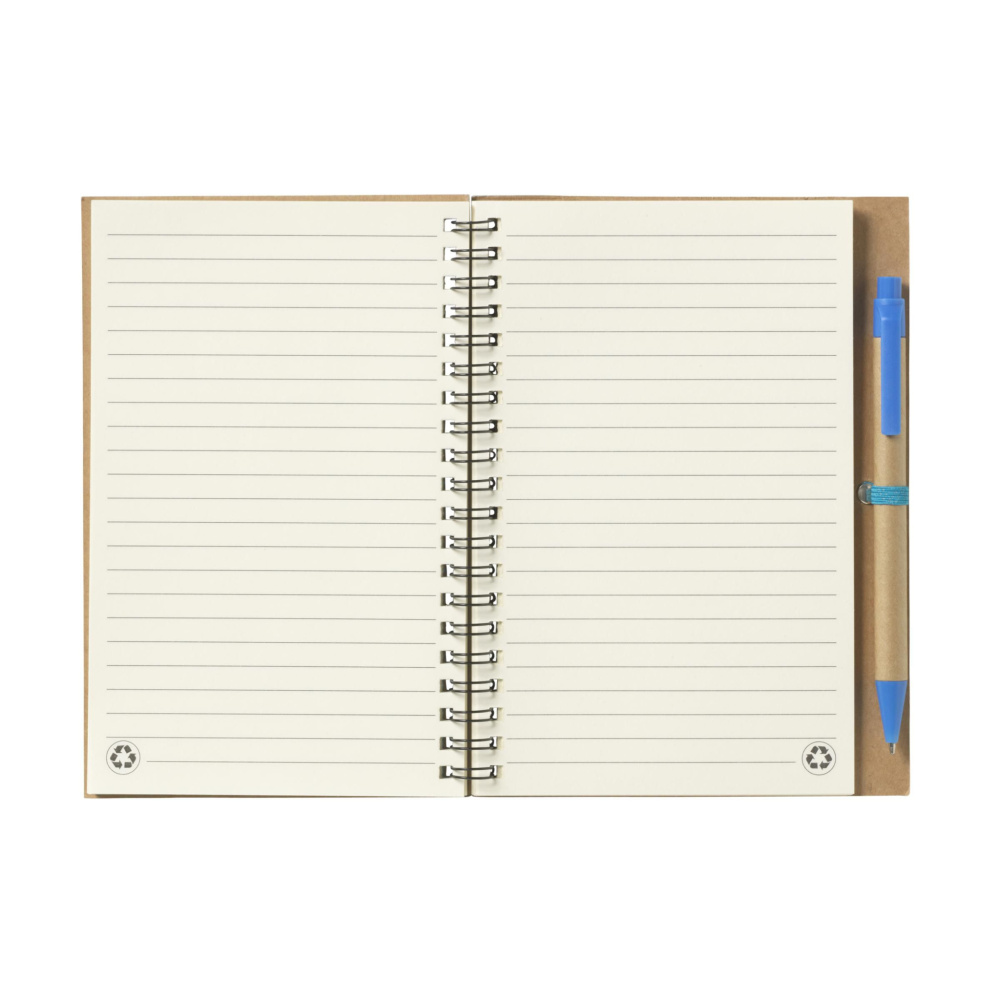 Logo trade promotional products picture of: Recycle Note-L Paper notebook