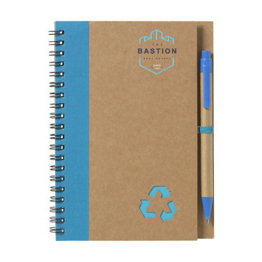 Logo trade promotional giveaways image of: Recycle Note-L Paper notebook