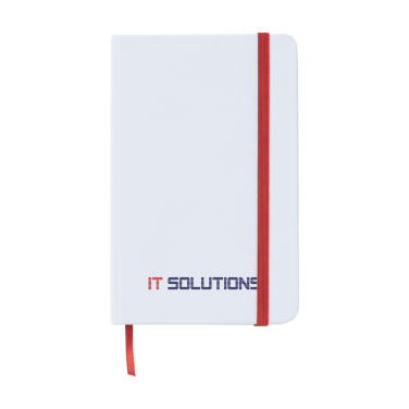 Logo trade promotional gift photo of: WhiteNote A6 Paper notebook