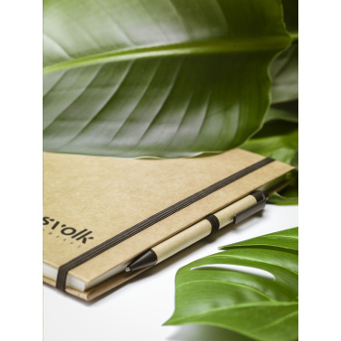 Logo trade business gifts image of: Pocket ECO Paper A5 notebook