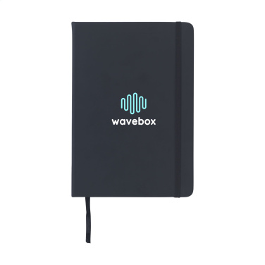 Logo trade promotional merchandise photo of: BudgetNote A5 Lines Paper Notebook