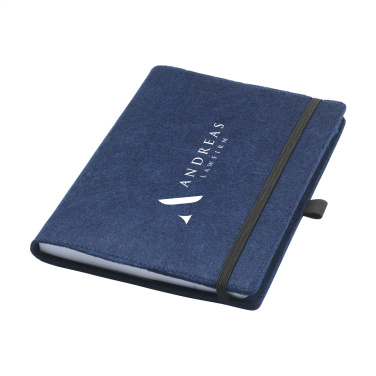 Logo trade promotional items picture of: Felty GRS RPET Paper Notebook A5