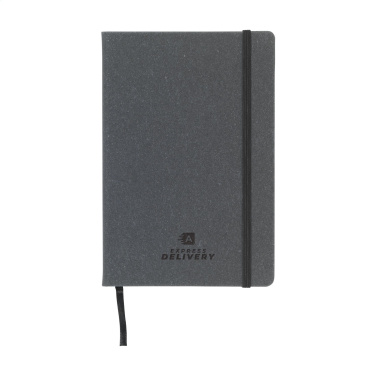 Logotrade corporate gift picture of: Montana Recycled Leather Paper Notebook A5