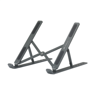 Logo trade business gift photo of: Standby GRS Recycled Alu Laptop Stand