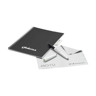 Logo trade business gifts image of: MOYU Erasable Stone Paper Notebook SoftCover 18 pages