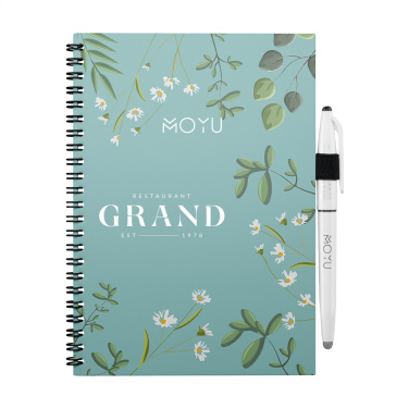 Logo trade promotional giveaways picture of: MOYU Erasable Stone Paper Notebook Custom SoftCover