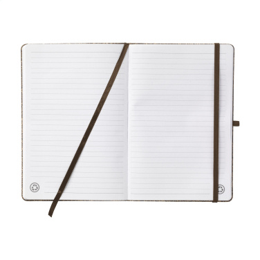 Logo trade promotional giveaways picture of: CoffeeGround Cork Paper Notebook A5