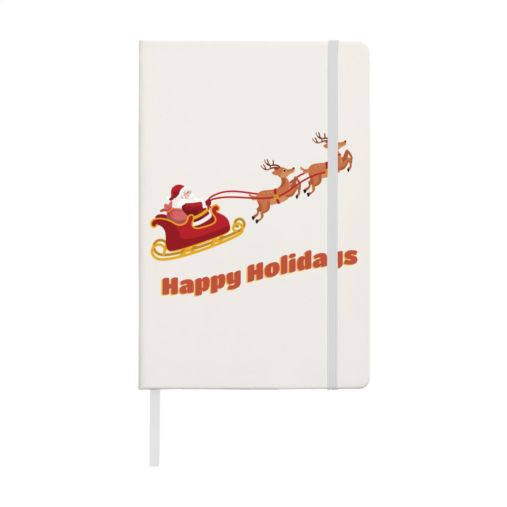 Logo trade promotional giveaways image of: Pocket Notebook A5 X-Mas