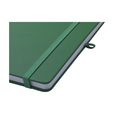 Logo trade promotional giveaways image of: Recycled GRS PU Paper Notebook A5