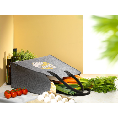 Logo trade promotional giveaways image of: BigShopper Argus GRS RPET Felt
