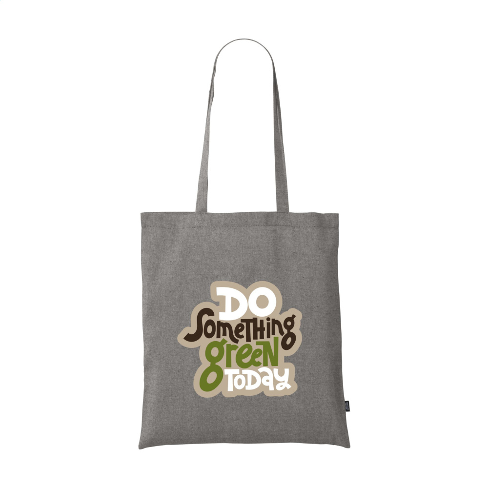 Logo trade promotional products image of: GRS Recycled Cotton Shopper (180 g/m²) bag