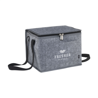 Logo trade promotional products image of: Keep-it-Cool GRS Felt RPETcooling bag