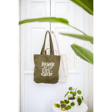 Logo trade promotional merchandise image of: Organic Cotton Canvas Tote Bag (280 g/m²)