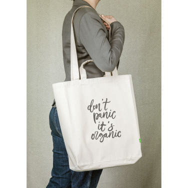Logo trade promotional gifts picture of: Organic Cotton Canvas Tote Bag (280 g/m²)