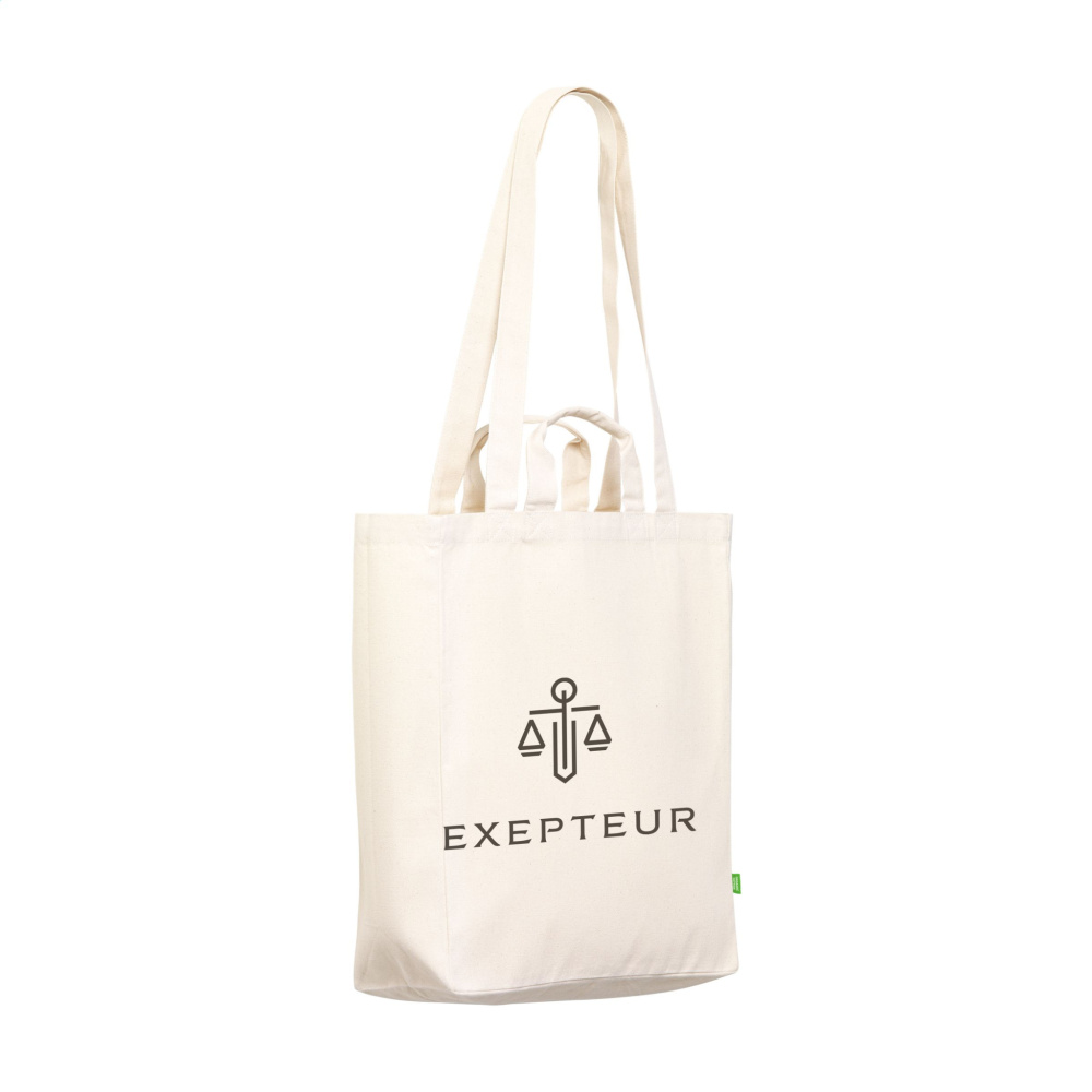 Logo trade business gifts image of: Organic Cotton Canvas Tote Bag (280 g/m²)