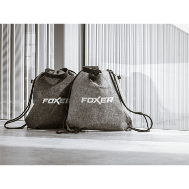 Logotrade promotional product picture of: GRS RPET Felt PromoBag Plus backpack