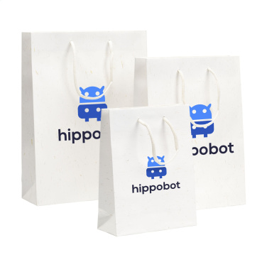 Logo trade advertising product photo of: Leaf It Bag recycled with straw fibres (180 g/m²) S