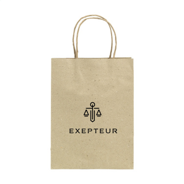 Logotrade promotional gifts photo of: Leaf It Bag recycled grass paper (120 g/m²) M