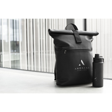 Logo trade promotional items picture of: Lennon Roll-Top Recycled Backpack