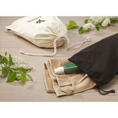 Logotrade promotional items photo of: Gift Pouch GRS Recycled Cotton (150 g/m²) L