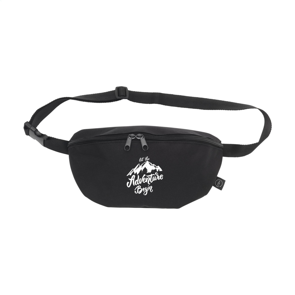 Logo trade promotional gifts image of: Huckle Belt Bag GRS RPET waist bag