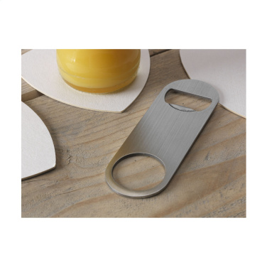 Logo trade business gift photo of: CrownTop Metal Opener Metal