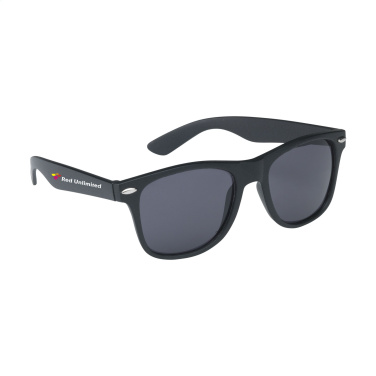Logo trade advertising products image of: Malibu Matt Black sunglasses