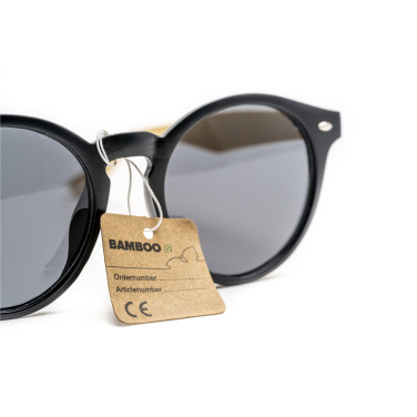 Logo trade promotional products image of: Laguna Bamboo sunglasses