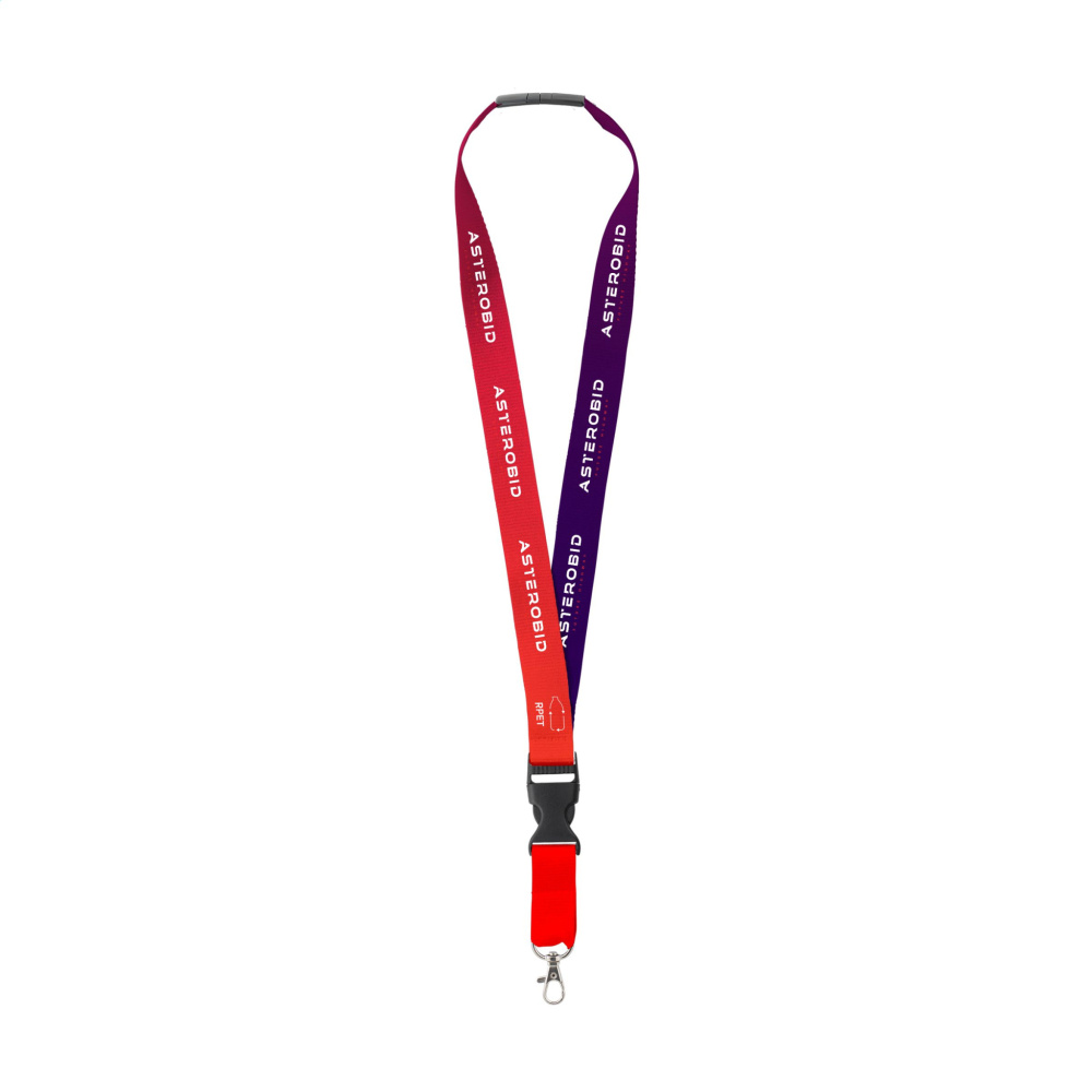 Logotrade corporate gift image of: Lanyard Promo Complete Sublimation RPET 2 cm keycord