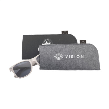 Logo trade business gifts image of: Feltro GRS RPET Pouch for glasses