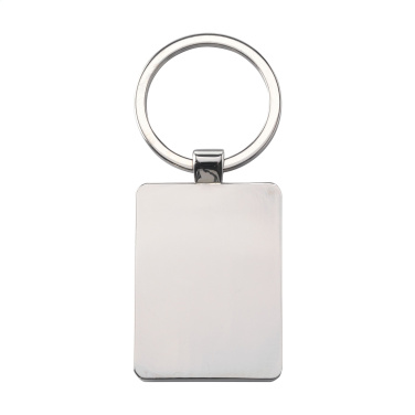 Logotrade promotional merchandise picture of: Bamboo Key Rectangle keyring