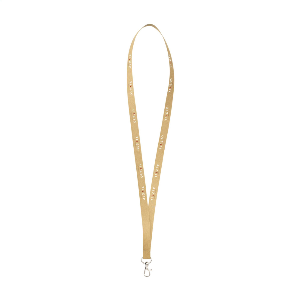Logotrade promotional giveaway image of: Lanyard Paper 1,5 cm keycord