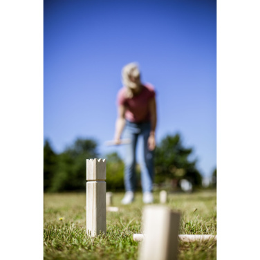 Logo trade promotional giveaway photo of: Kingdom Kubb Outdoor Game