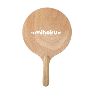 Logo trade corporate gifts image of: Playa Wood BeachTennis beach game