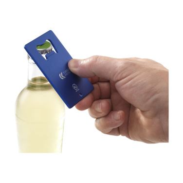 Logo trade promotional merchandise picture of: Carta Opener Recycled Alu bottle opener