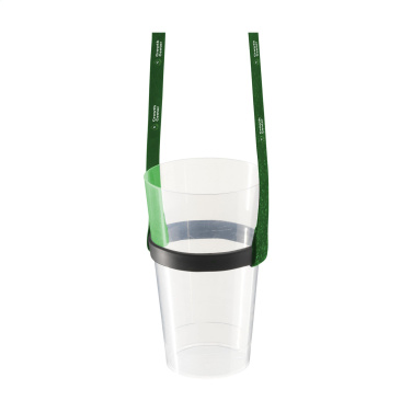 Logotrade promotional giveaways photo of: Lanyard Sublimation RPET 1.5 cm with Cup holder