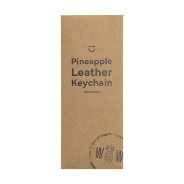 Logo trade promotional products picture of: Vegan Pineapple Leather Keyring