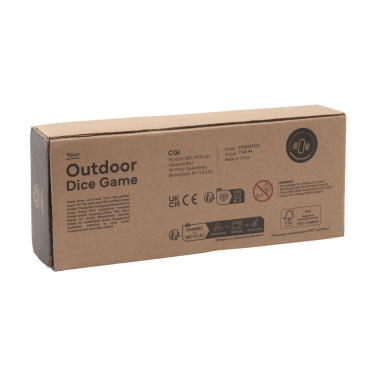 Logo trade promotional items image of: Outdoor Dice Game