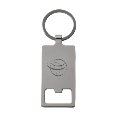 Logo trade corporate gift photo of: Sammy bottle opener / keyring
