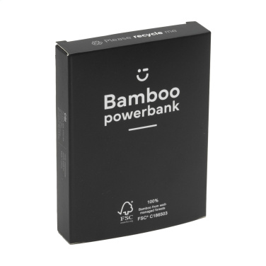 Logo trade advertising products picture of: Bamboo 4000 Powerbank external charger
