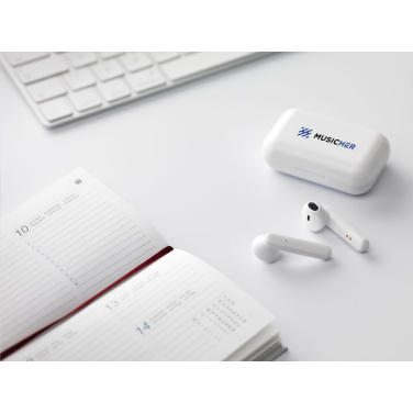 Logo trade promotional giveaways picture of: Sensi TWS Wireless Earbuds in Charging Case
