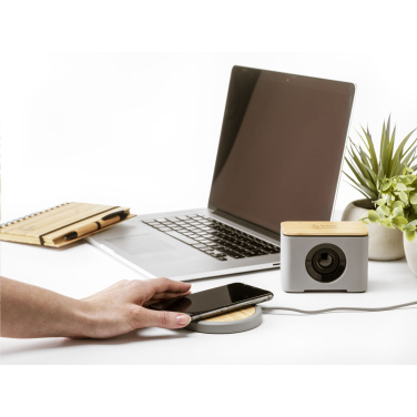 Logotrade promotional merchandise photo of: Lidos Stone ECO 10W Wireless Charger